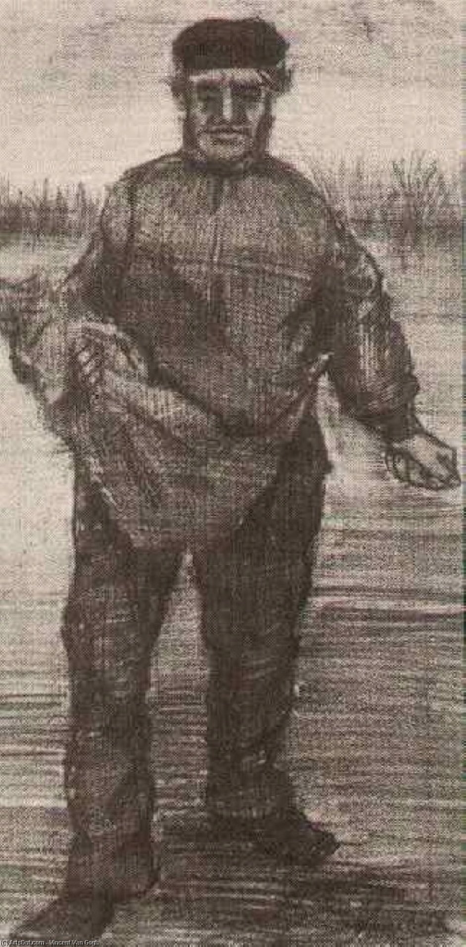 Wikioo.org - The Encyclopedia of Fine Arts - Painting, Artwork by Vincent Van Gogh - Sower (8)