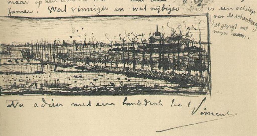 WikiOO.org – 美術百科全書 - 繪畫，作品 Vincent Van Gogh - 该schenkweg