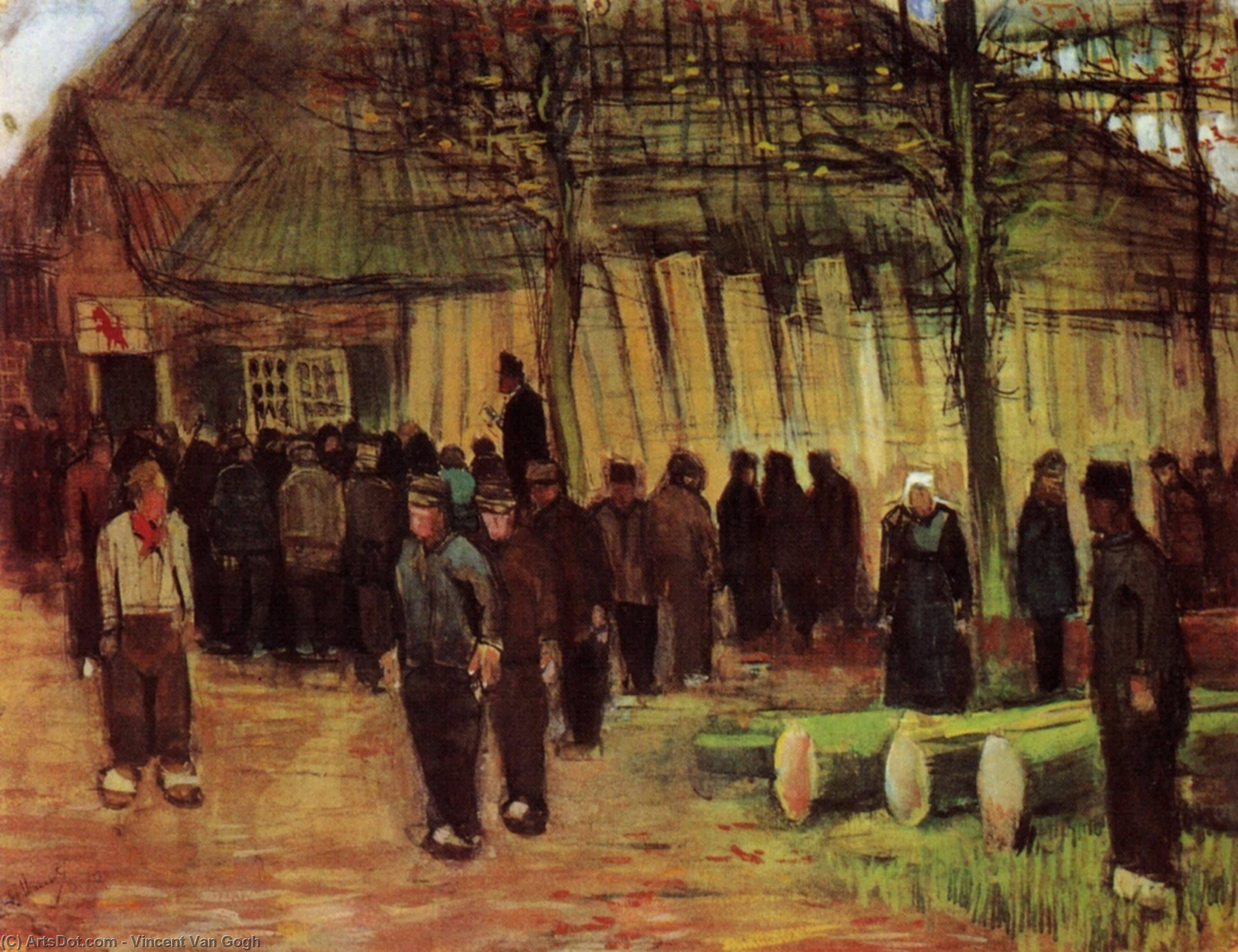 Wikioo.org - Encyklopedia Sztuk Pięknych - Malarstwo, Grafika Vincent Van Gogh - Lumber Sale
