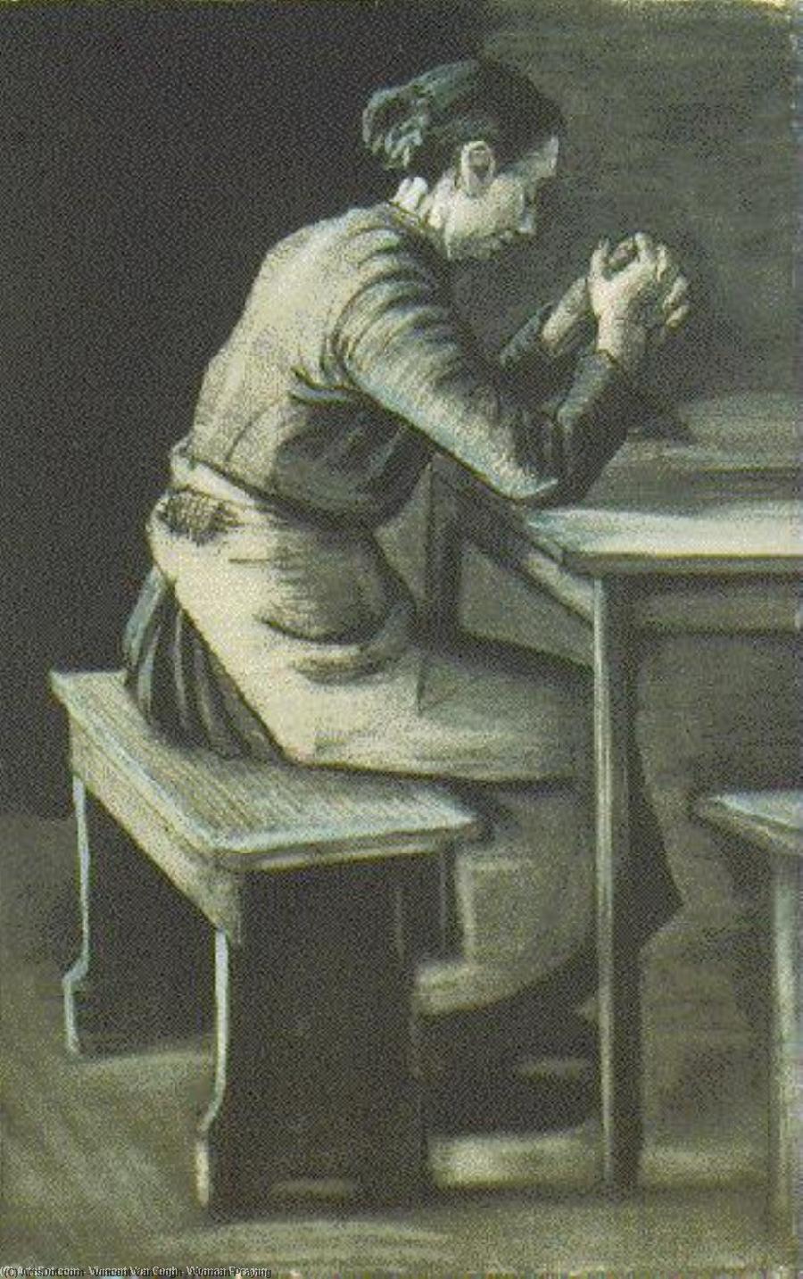 WikiOO.org - Enciklopedija likovnih umjetnosti - Slikarstvo, umjetnička djela Vincent Van Gogh - Woman Praying