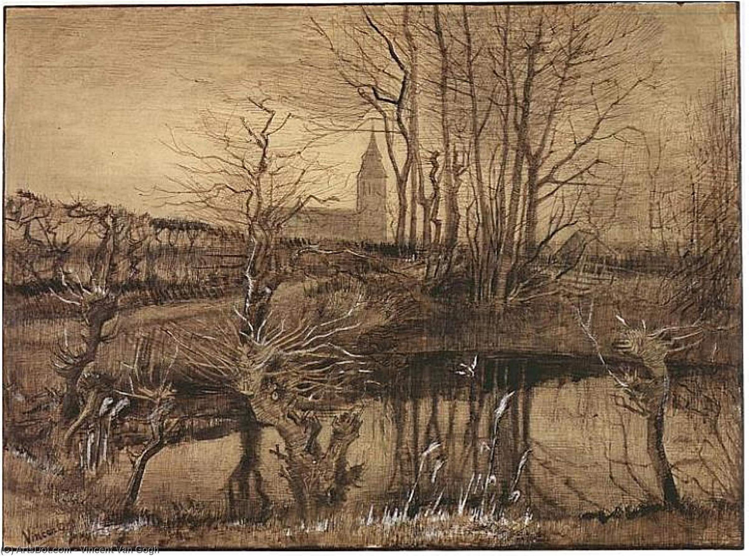 WikiOO.org - Encyclopedia of Fine Arts - Lukisan, Artwork Vincent Van Gogh - The Kingfisher