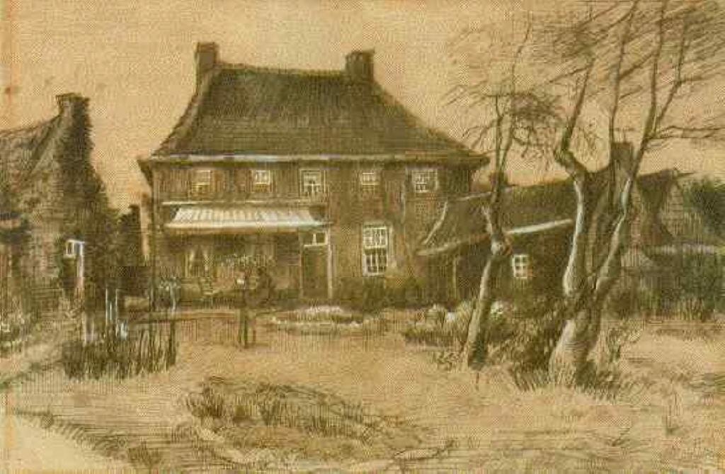 Wikioo.org - The Encyclopedia of Fine Arts - Painting, Artwork by Vincent Van Gogh - Vicarage at Nuenen