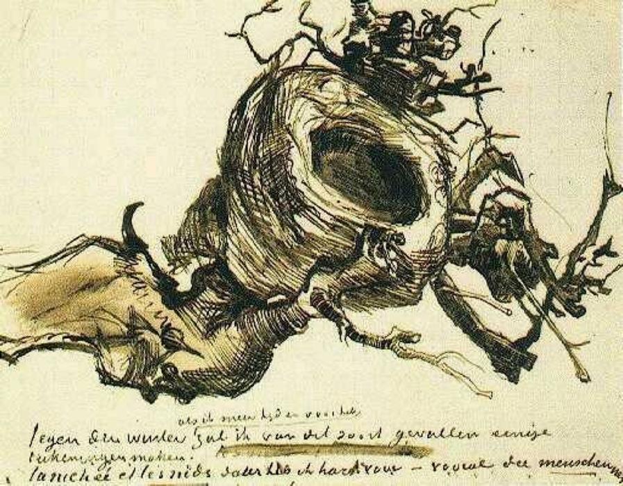 Wikioo.org - The Encyclopedia of Fine Arts - Painting, Artwork by Vincent Van Gogh - Bird's Nest