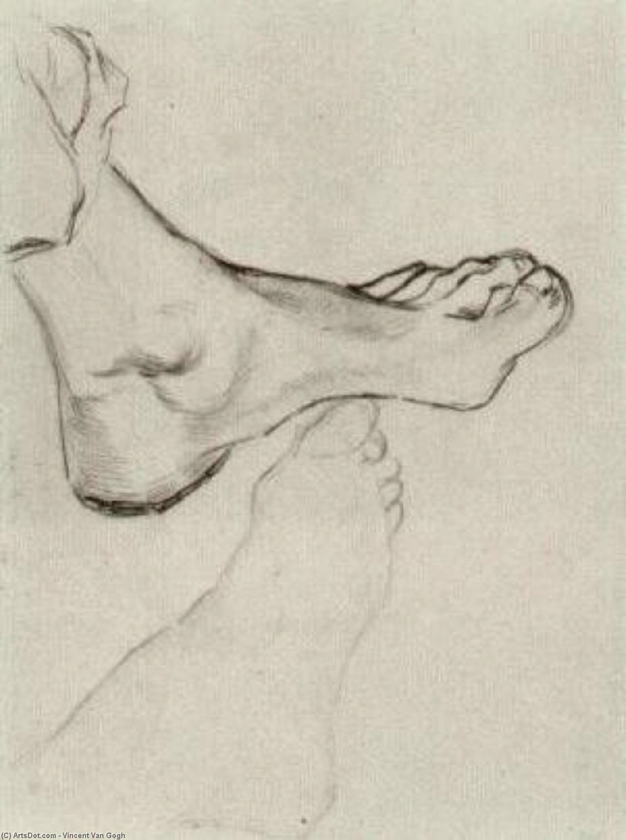 WikiOO.org - Enciklopedija likovnih umjetnosti - Slikarstvo, umjetnička djela Vincent Van Gogh - Feet