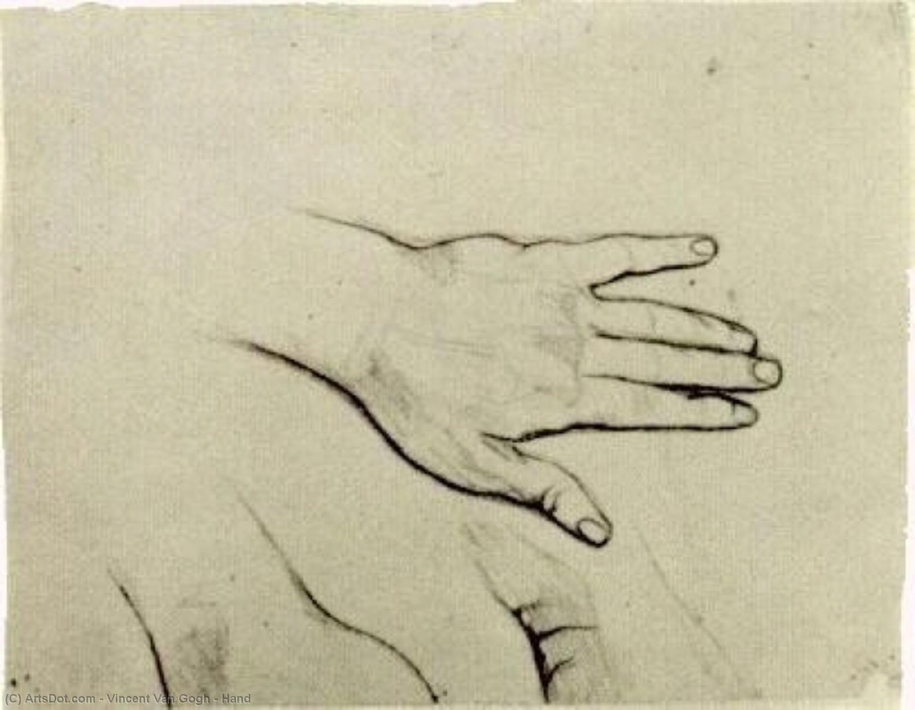 WikiOO.org - Encyclopedia of Fine Arts - Festés, Grafika Vincent Van Gogh - Hand