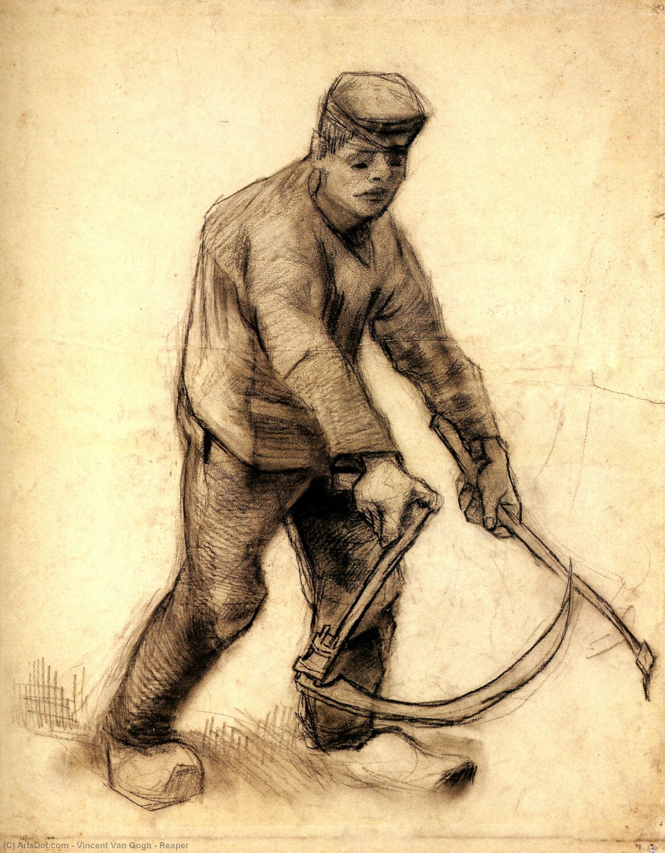 WikiOO.org - Encyclopedia of Fine Arts - Maleri, Artwork Vincent Van Gogh - Reaper