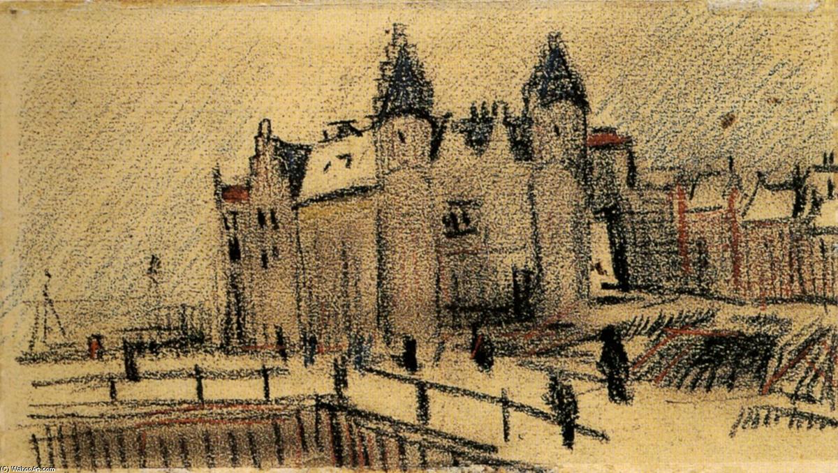 Wikioo.org - The Encyclopedia of Fine Arts - Painting, Artwork by Vincent Van Gogh - View of Het Steen