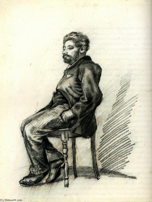 WikiOO.org - Encyclopedia of Fine Arts - Maľba, Artwork Vincent Van Gogh - Seated Man with a Beard
