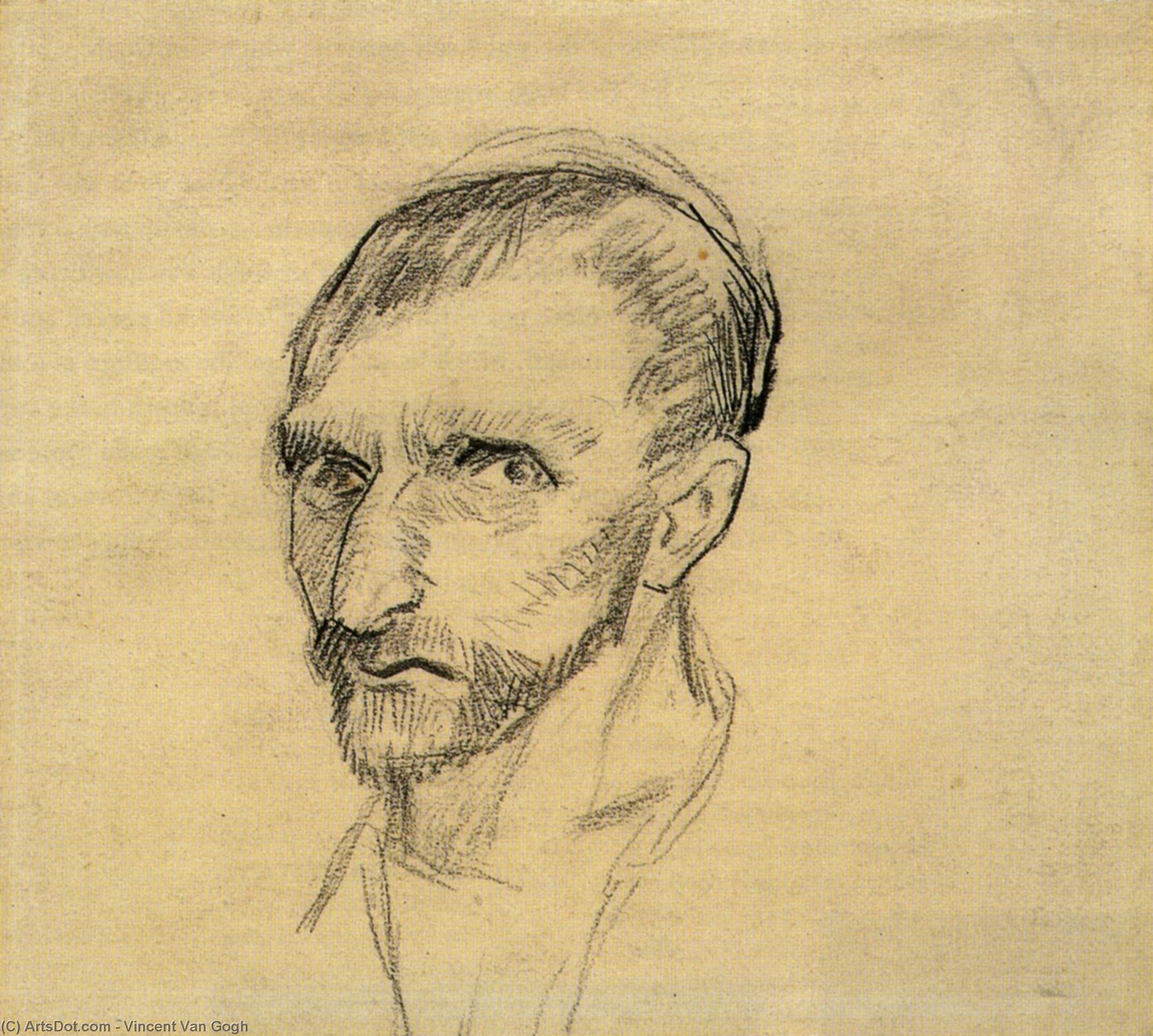 WikiOO.org - Encyclopedia of Fine Arts - Festés, Grafika Vincent Van Gogh - Self-Portrait (15)