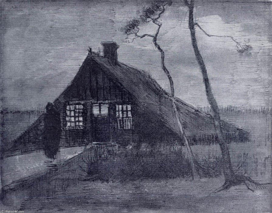 WikiOO.org - אנציקלופדיה לאמנויות יפות - ציור, יצירות אמנות Vincent Van Gogh - Tabernacle in the heath
