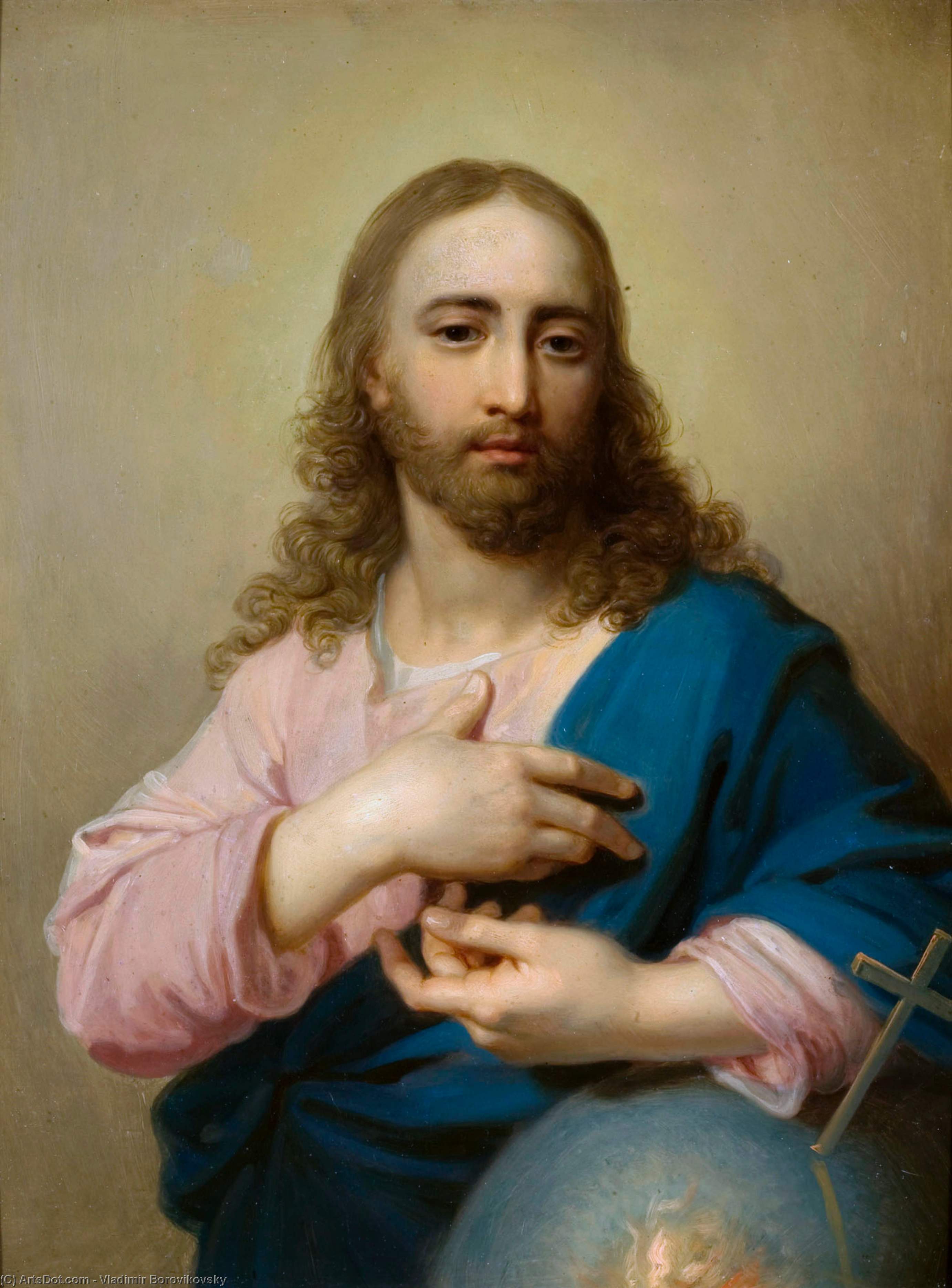 WikiOO.org - Enciklopedija dailės - Tapyba, meno kuriniai Vladimir Lukich Borovikovsky - Jesus