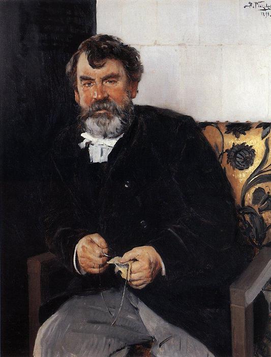 Wikioo.org - The Encyclopedia of Fine Arts - Painting, Artwork by Vladimir Yegorovich Makovsky - A portrait of E. S. Sorokin