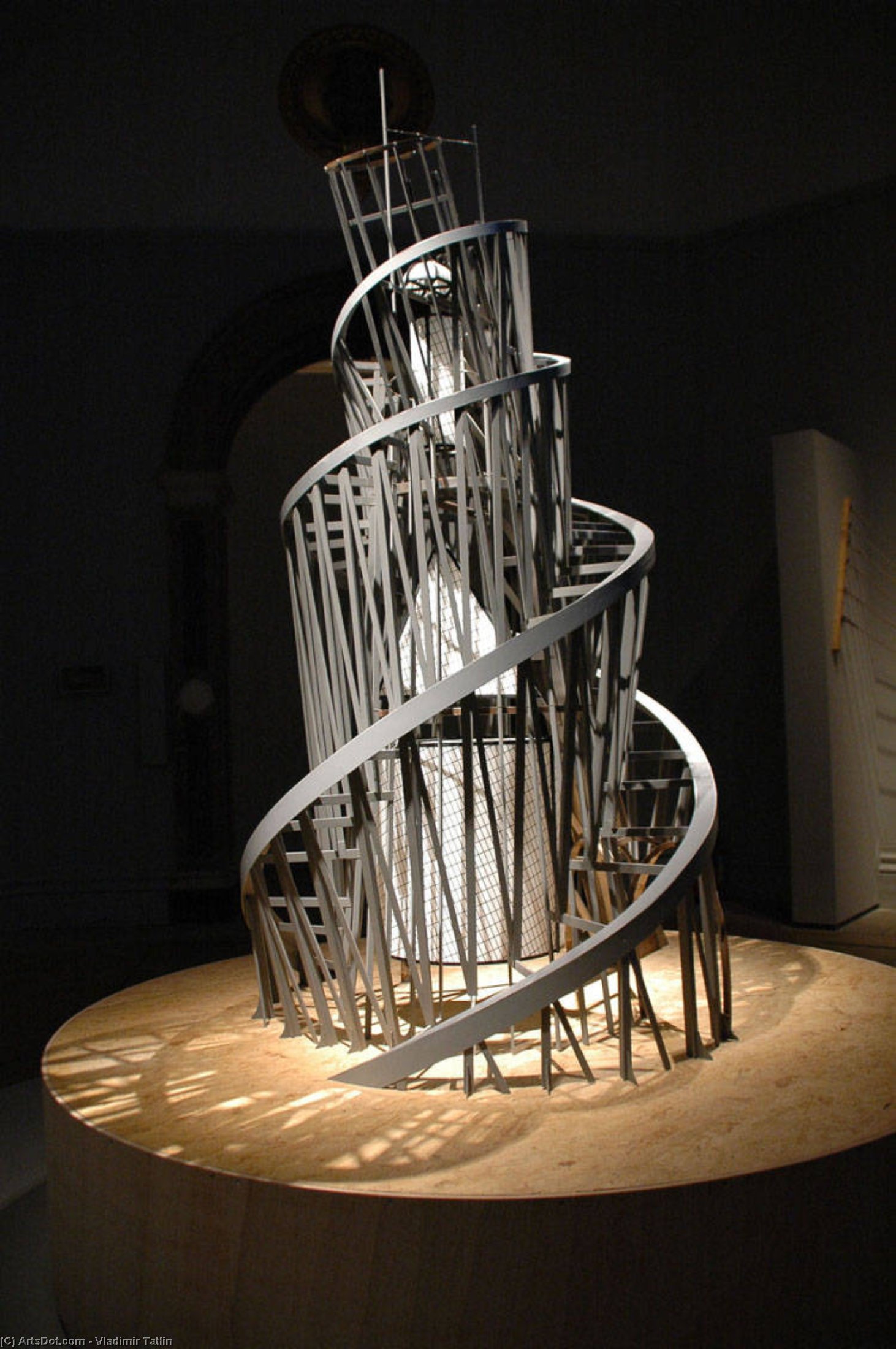 WikiOO.org - Encyclopedia of Fine Arts - Maleri, Artwork Vladimir Tatlin - Monument to commemorate the Third International
