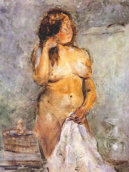 Wikioo.org - The Encyclopedia of Fine Arts - Painting, Artwork by Vladimir Tatlin - Female bather