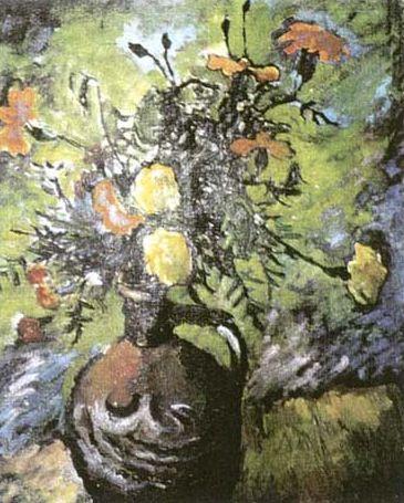 WikiOO.org - Enciclopédia das Belas Artes - Pintura, Arte por Vladimir Tatlin - Flower-Piece