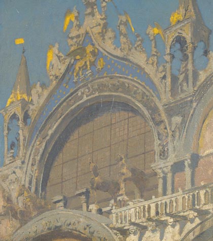 Wikioo.org - The Encyclopedia of Fine Arts - Painting, Artwork by Walter Richard Sickert - Horses of St. Mark's, Venice