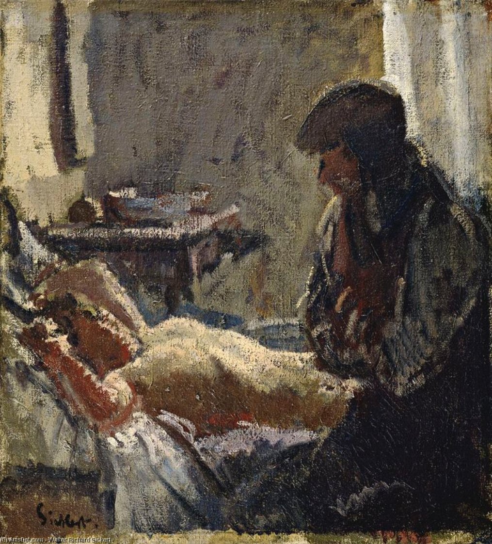Wikioo.org - The Encyclopedia of Fine Arts - Painting, Artwork by Walter Richard Sickert - The Camden Town Murder