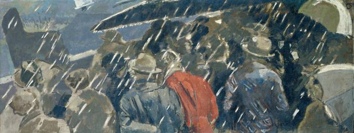 Wikioo.org - The Encyclopedia of Fine Arts - Painting, Artwork by Walter Richard Sickert - Miss Earhart's Arrival