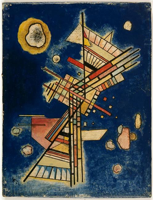 Wikioo.org - Bách khoa toàn thư về mỹ thuật - Vẽ tranh, Tác phẩm nghệ thuật Wassily Kandinsky - Dark freshness