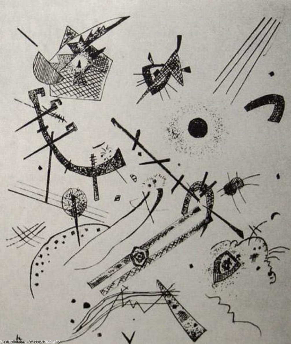 WikiOO.org - Enciklopedija likovnih umjetnosti - Slikarstvo, umjetnička djela Wassily Kandinsky - Small Worlds XI