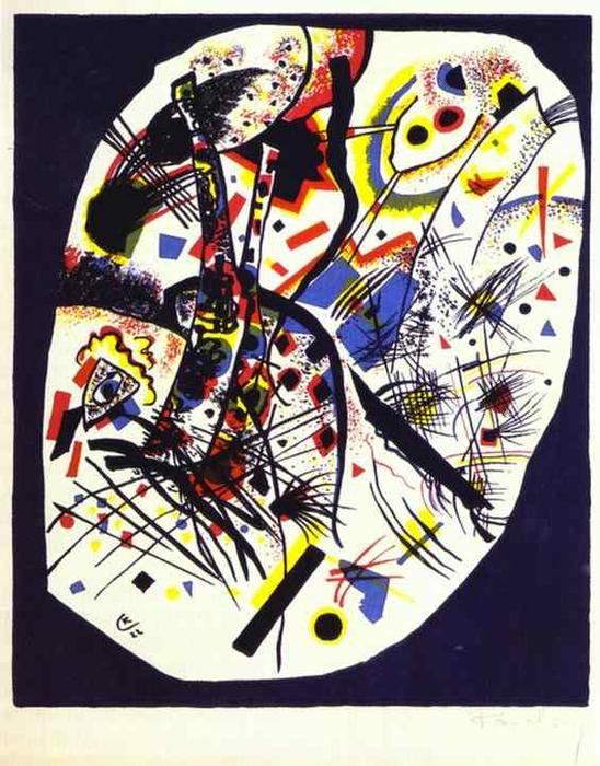 WikiOO.org - Encyclopedia of Fine Arts - Lukisan, Artwork Wassily Kandinsky - Small worlds III