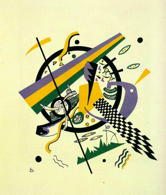 Wikioo.org - The Encyclopedia of Fine Arts - Painting, Artwork by Wassily Kandinsky - Small worlds IV