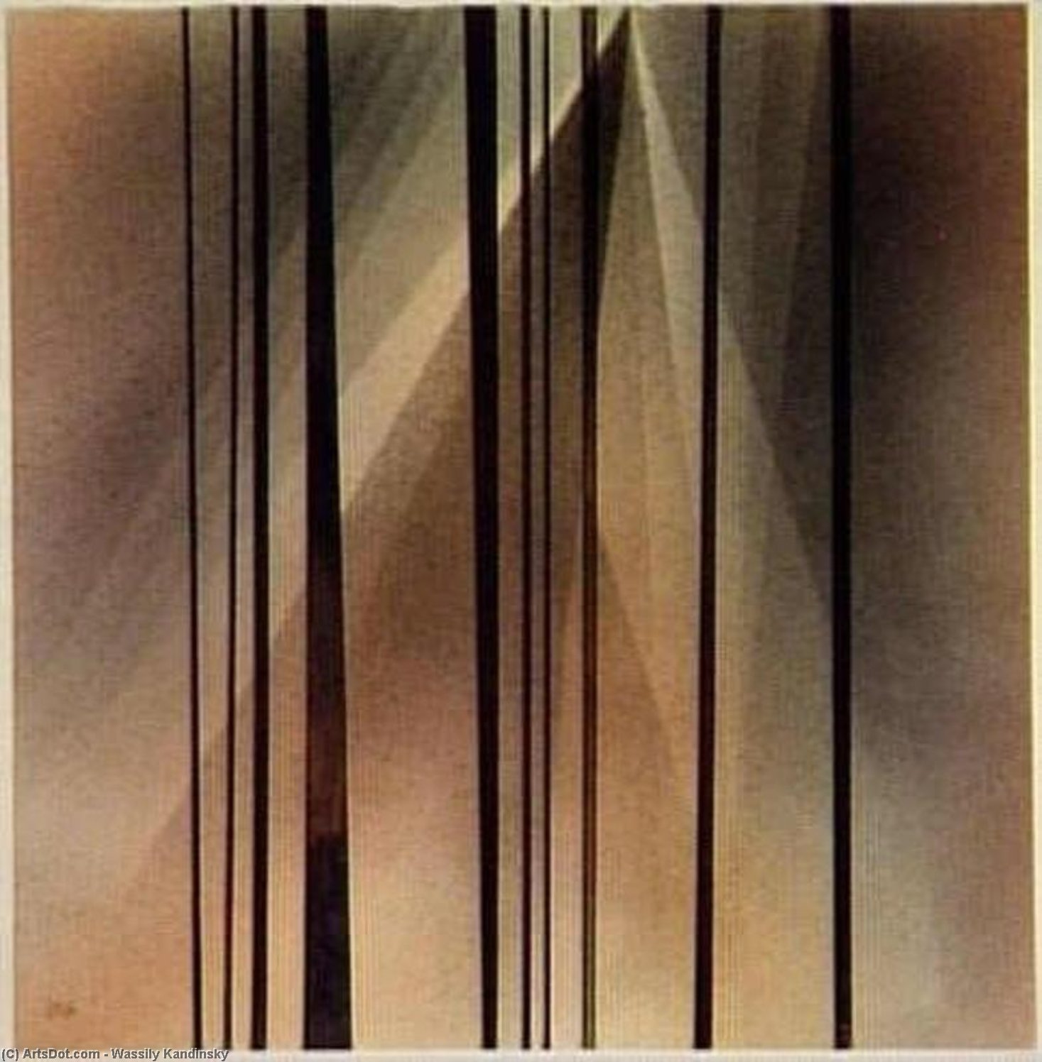 WikiOO.org - Encyclopedia of Fine Arts - Maalaus, taideteos Wassily Kandinsky - Crossing