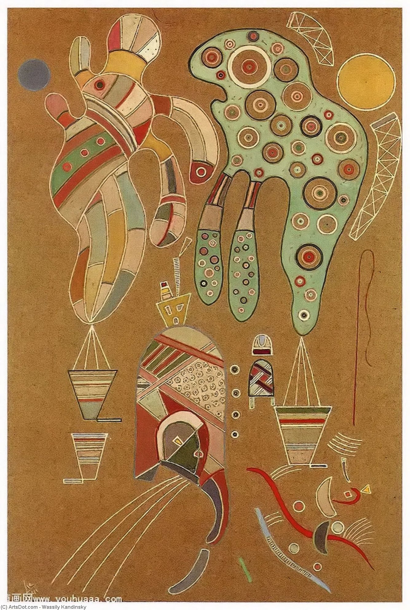 WikiOO.org - Encyclopedia of Fine Arts - Maľba, Artwork Wassily Kandinsky - Untitled