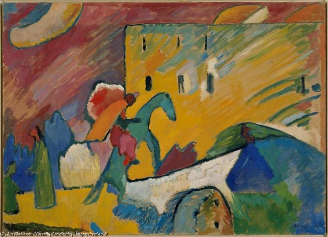 Wikioo.org - The Encyclopedia of Fine Arts - Painting, Artwork by Wassily Kandinsky - Improvisation 3