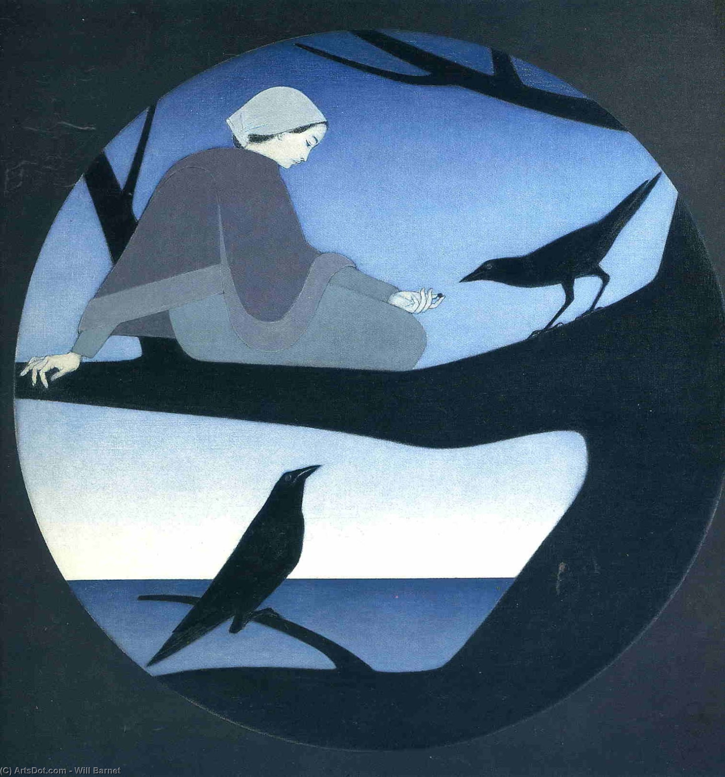 Wikioo.org - The Encyclopedia of Fine Arts - Painting, Artwork by Will Barnet - Circe