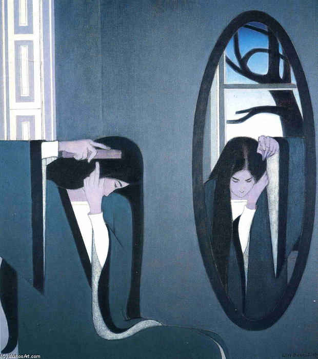 WikiOO.org - Enciclopedia of Fine Arts - Pictura, lucrări de artă Will Barnet - The Mirror