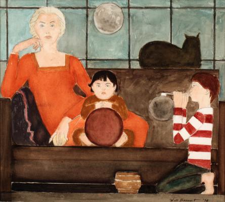 Wikioo.org - The Encyclopedia of Fine Arts - Painting, Artwork by Will Barnet - The Grandmother