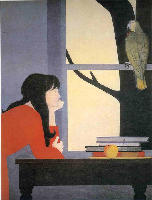 Wikioo.org - The Encyclopedia of Fine Arts - Painting, Artwork by Will Barnet - Silent Seasons - Autumn