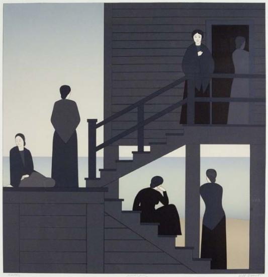 Wikioo.org - The Encyclopedia of Fine Arts - Painting, Artwork by Will Barnet - Waiting