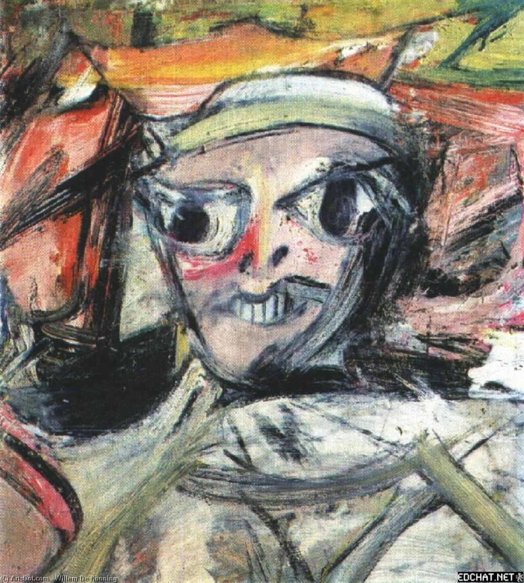 Wikioo.org - The Encyclopedia of Fine Arts - Painting, Artwork by Willem De Kooning - Easter Monday