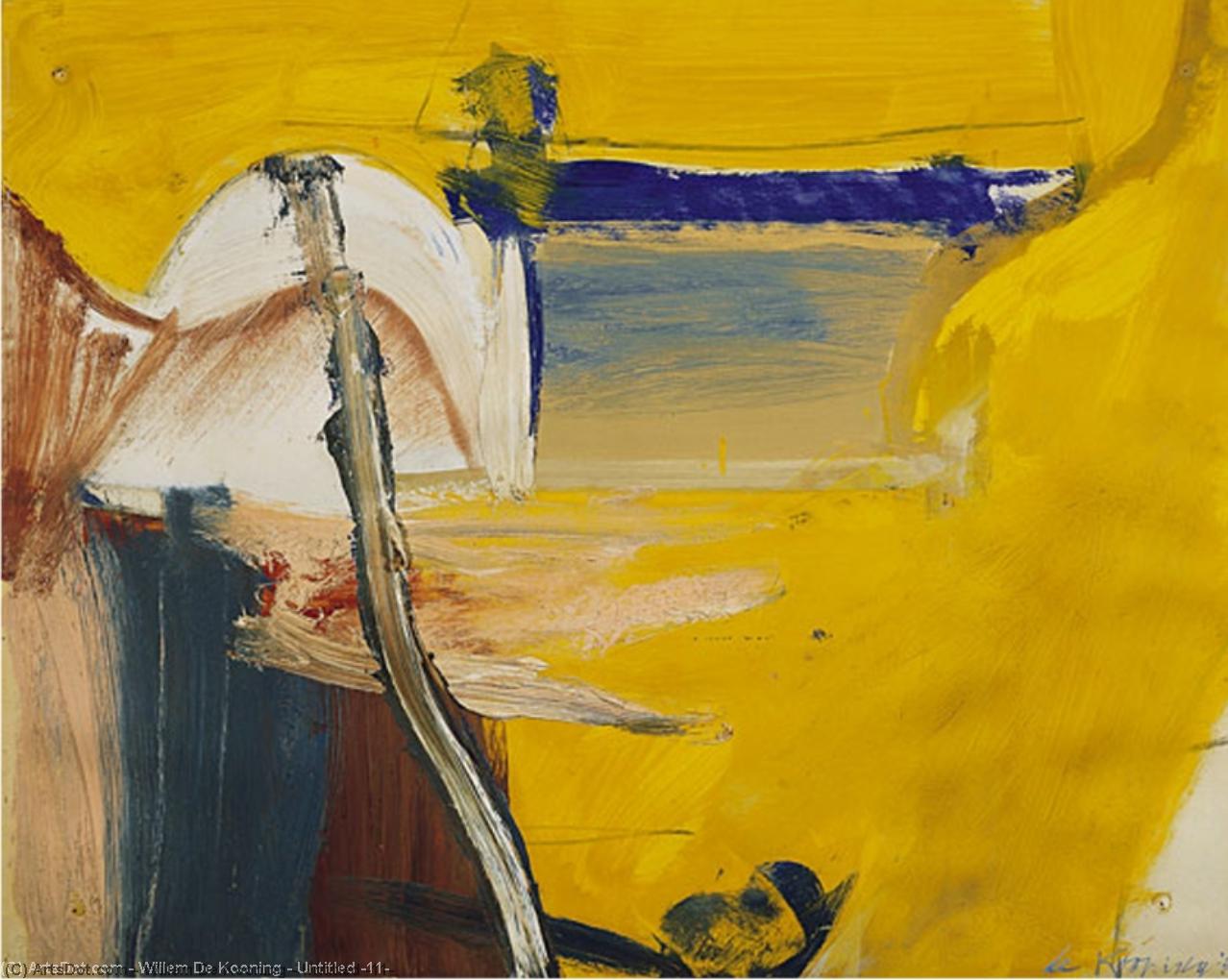 Wikioo.org - The Encyclopedia of Fine Arts - Painting, Artwork by Willem De Kooning - Untitled (11)
