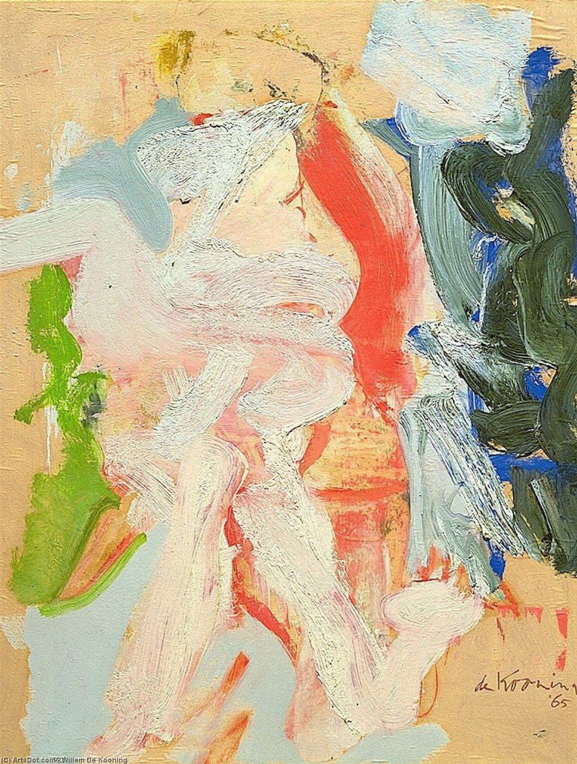 Wikioo.org - The Encyclopedia of Fine Arts - Painting, Artwork by Willem De Kooning - Untitled (17)