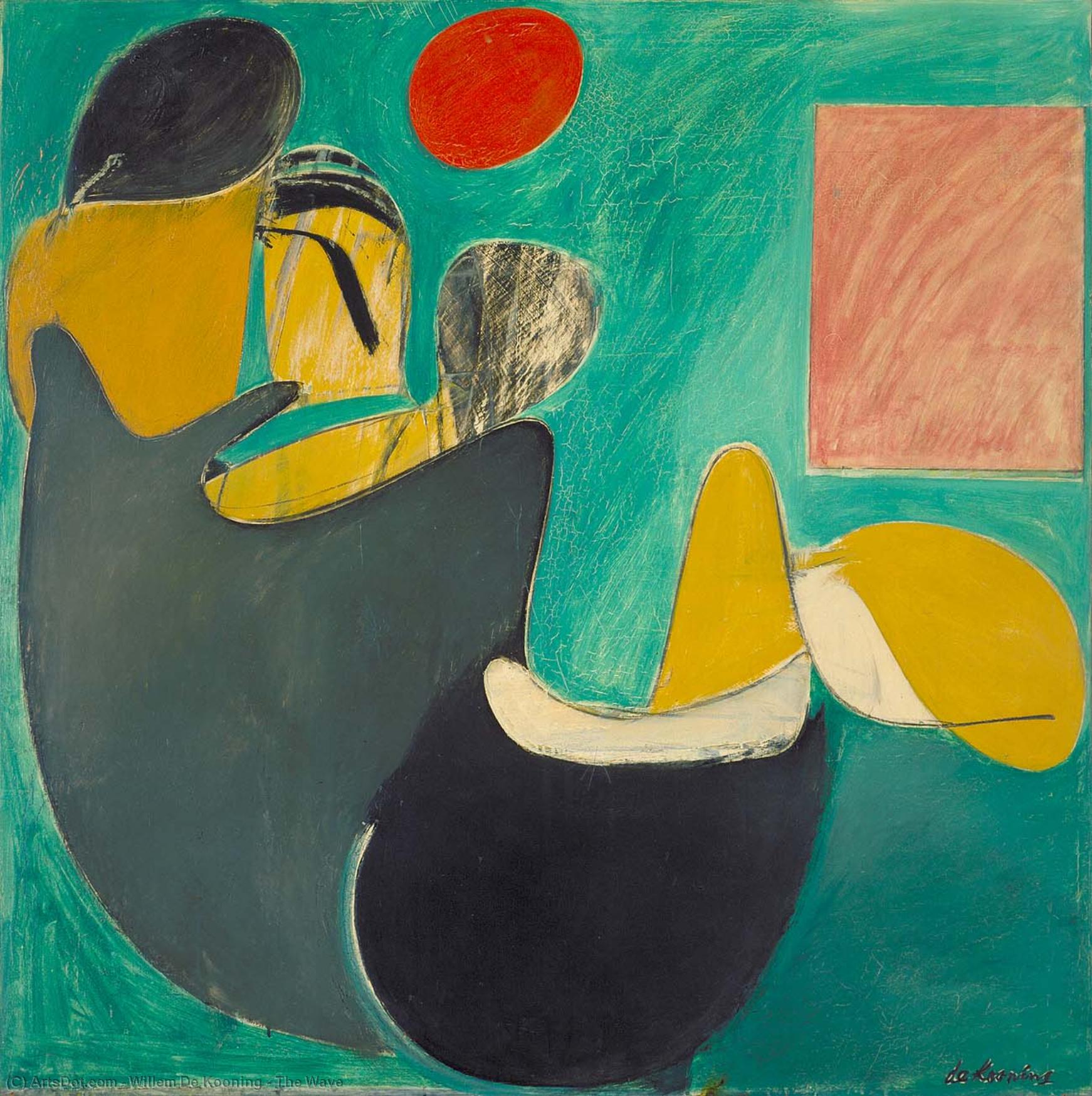 Wikioo.org - The Encyclopedia of Fine Arts - Painting, Artwork by Willem De Kooning - The Wave