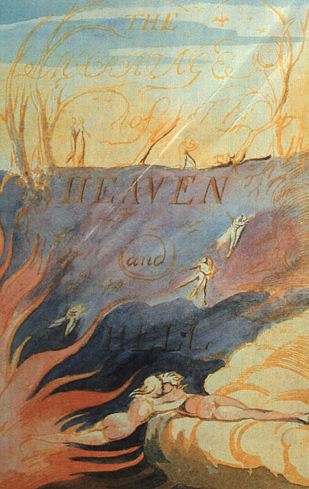 WikiOO.org - Енциклопедия за изящни изкуства - Живопис, Произведения на изкуството William Blake - The marriage of Heaven & Hell