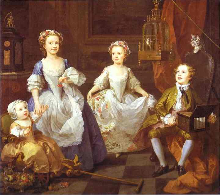 Wikioo.org - The Encyclopedia of Fine Arts - Painting, Artwork by William Hogarth - The Graham Children