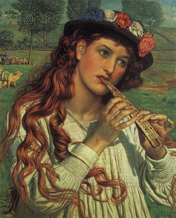 Wikioo.org - The Encyclopedia of Fine Arts - Painting, Artwork by William Holman Hunt - Amaryllis
