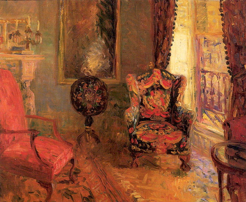 WikiOO.org - Encyclopedia of Fine Arts - Maľba, Artwork William James Glackens - Twenty-Three Fifth Avenue, Interior