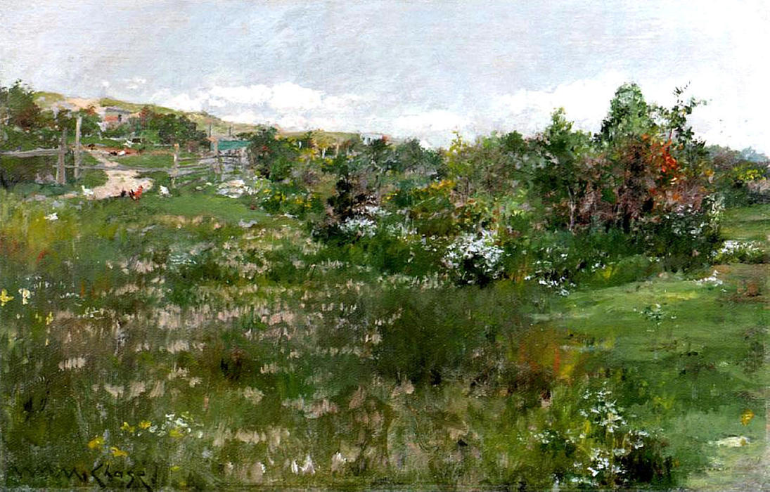 Wikioo.org - The Encyclopedia of Fine Arts - Painting, Artwork by William Merritt Chase - Shinnecock Landscape 02
