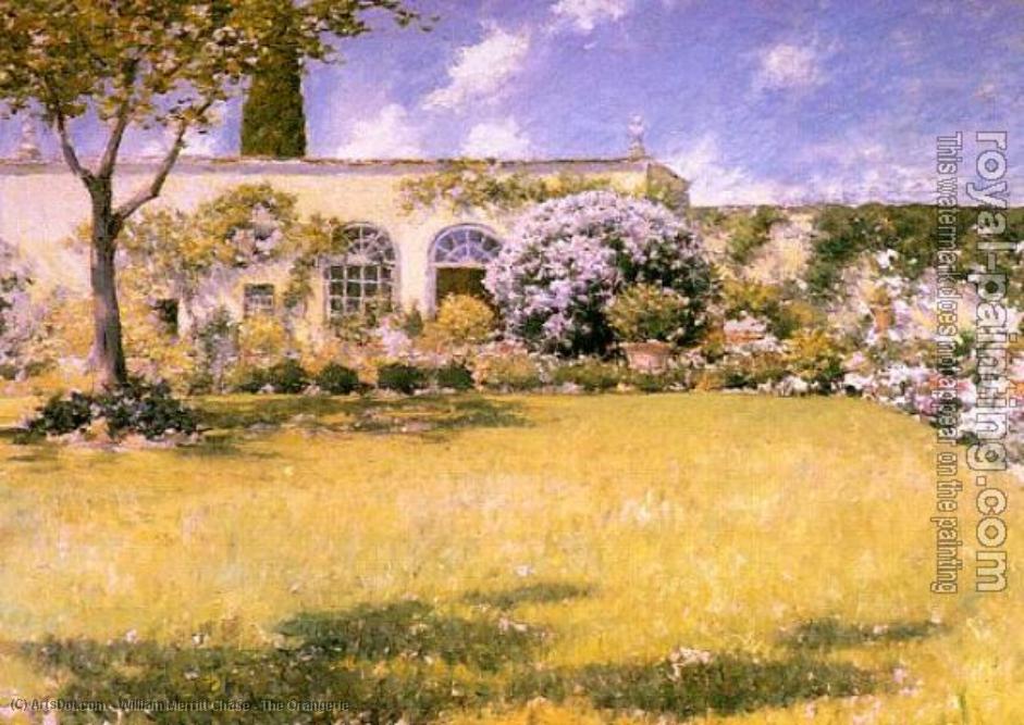 Wikioo.org - The Encyclopedia of Fine Arts - Painting, Artwork by William Merritt Chase - The Orangerie