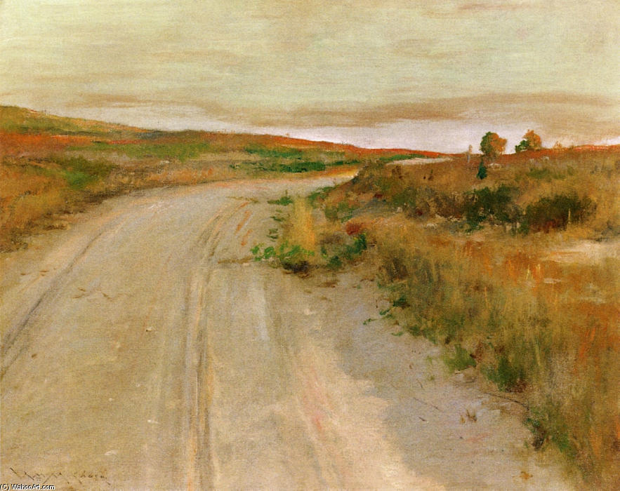 Wikioo.org - The Encyclopedia of Fine Arts - Painting, Artwork by William Merritt Chase - At Shinnecock Hills
