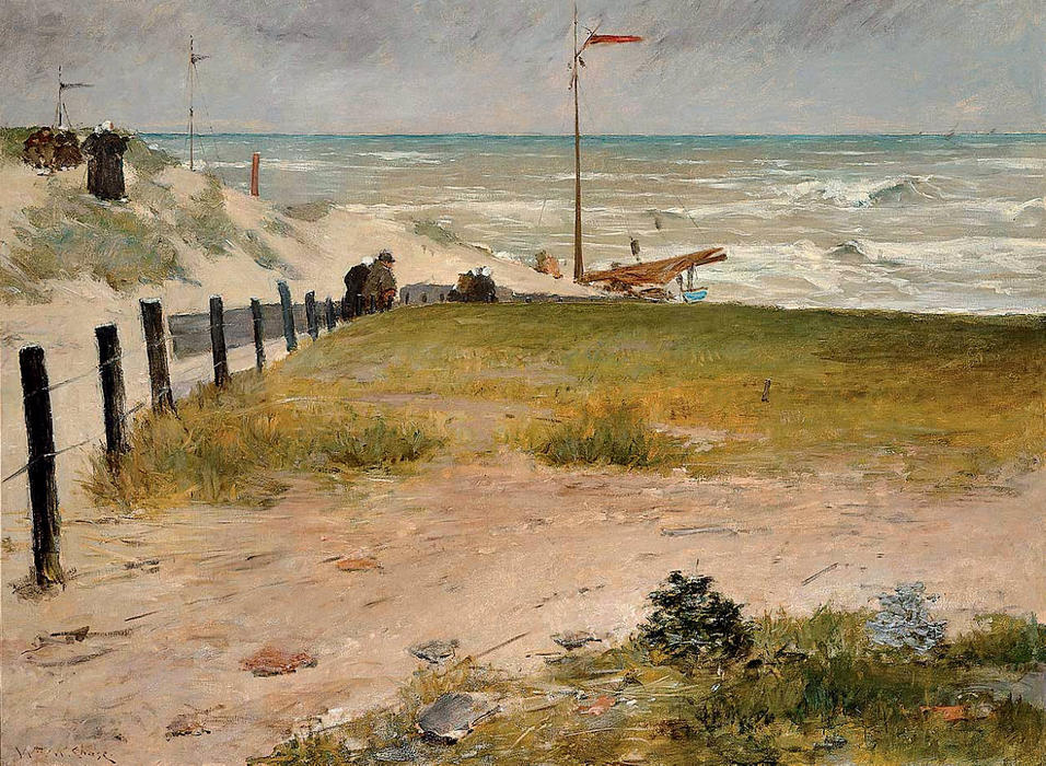 Wikioo.org - The Encyclopedia of Fine Arts - Painting, Artwork by William Merritt Chase - The Coast of Holland