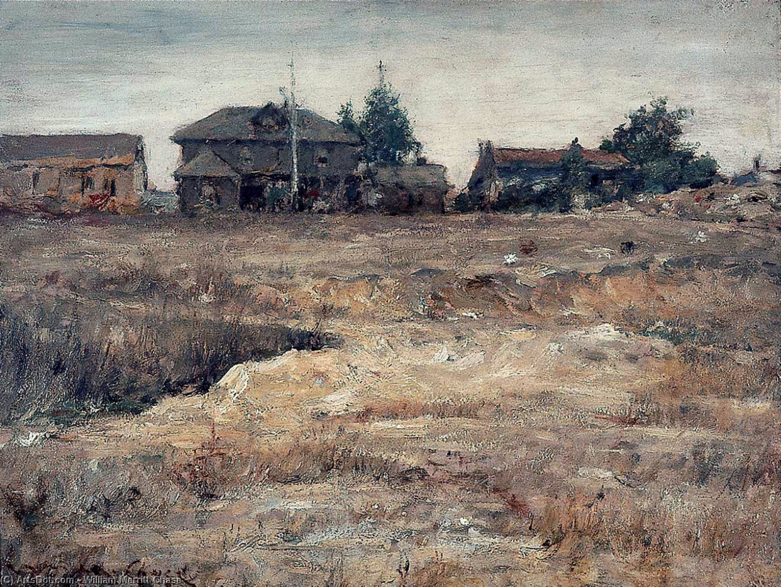 Wikioo.org - The Encyclopedia of Fine Arts - Painting, Artwork by William Merritt Chase - Monterey, California