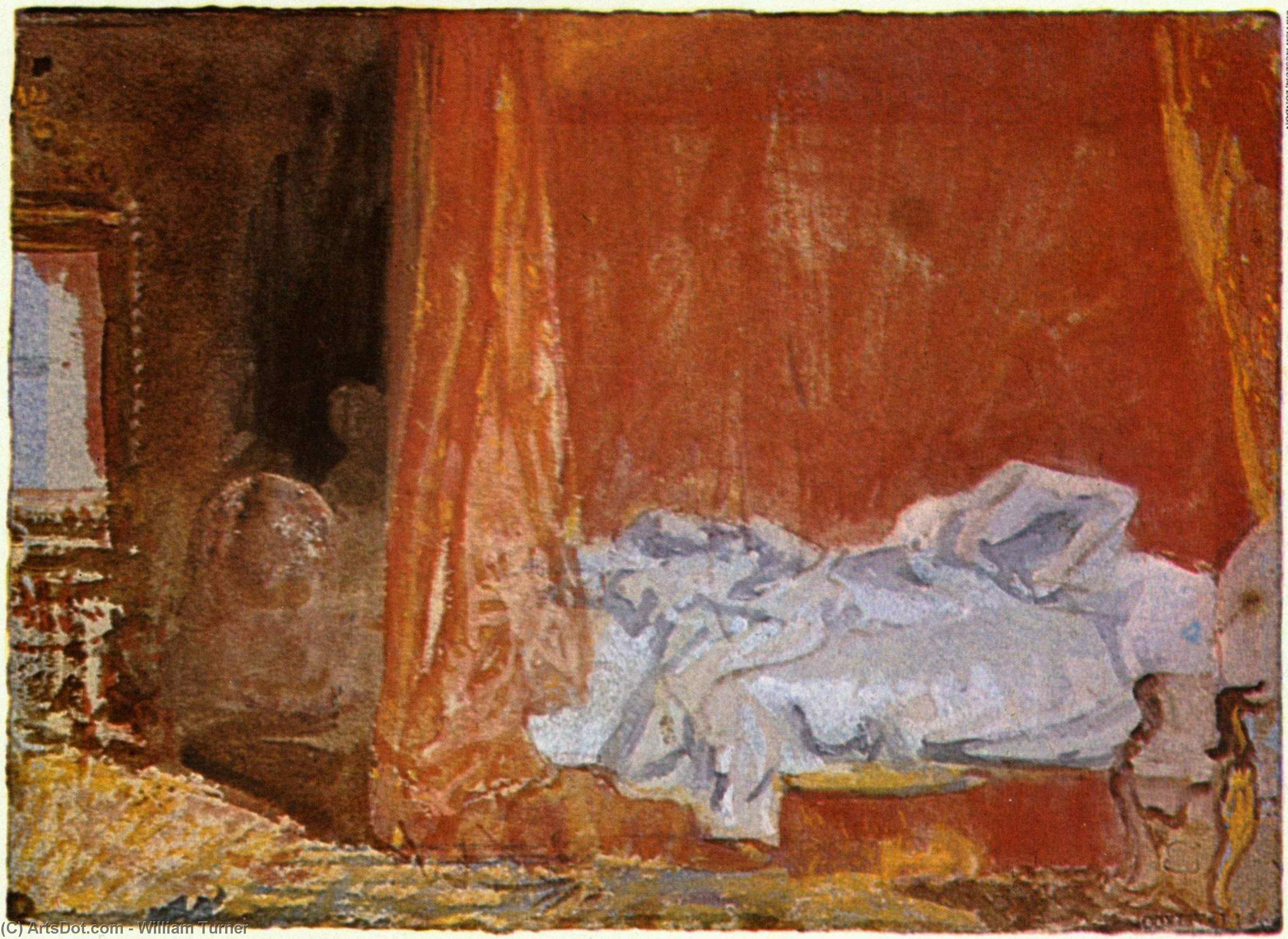 Wikioo.org - The Encyclopedia of Fine Arts - Painting, Artwork by William Turner - One bedroom