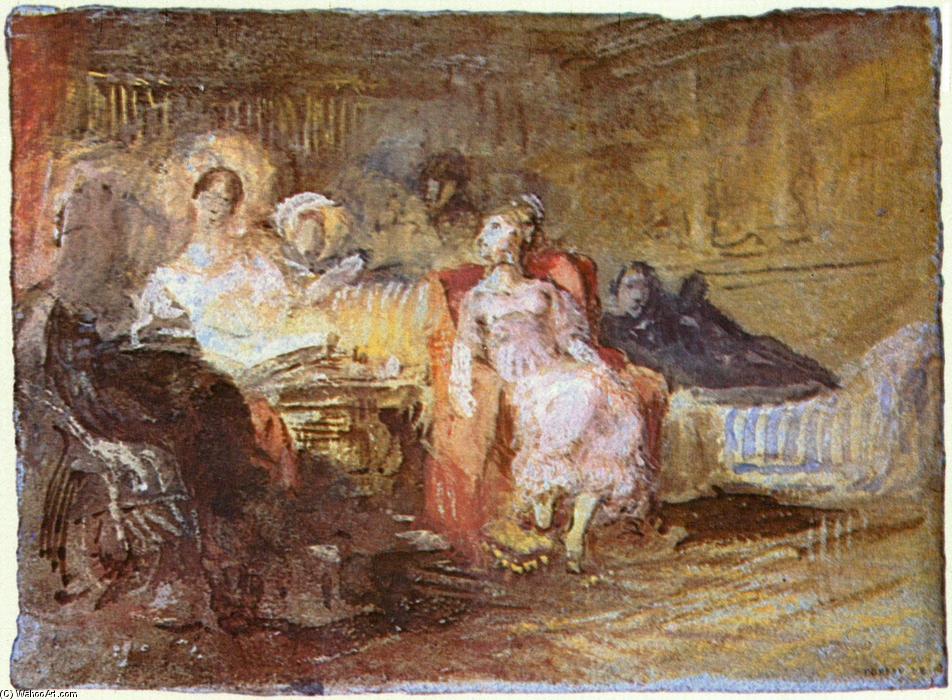 WikiOO.org - Encyclopedia of Fine Arts - Målning, konstverk William Turner - Salon