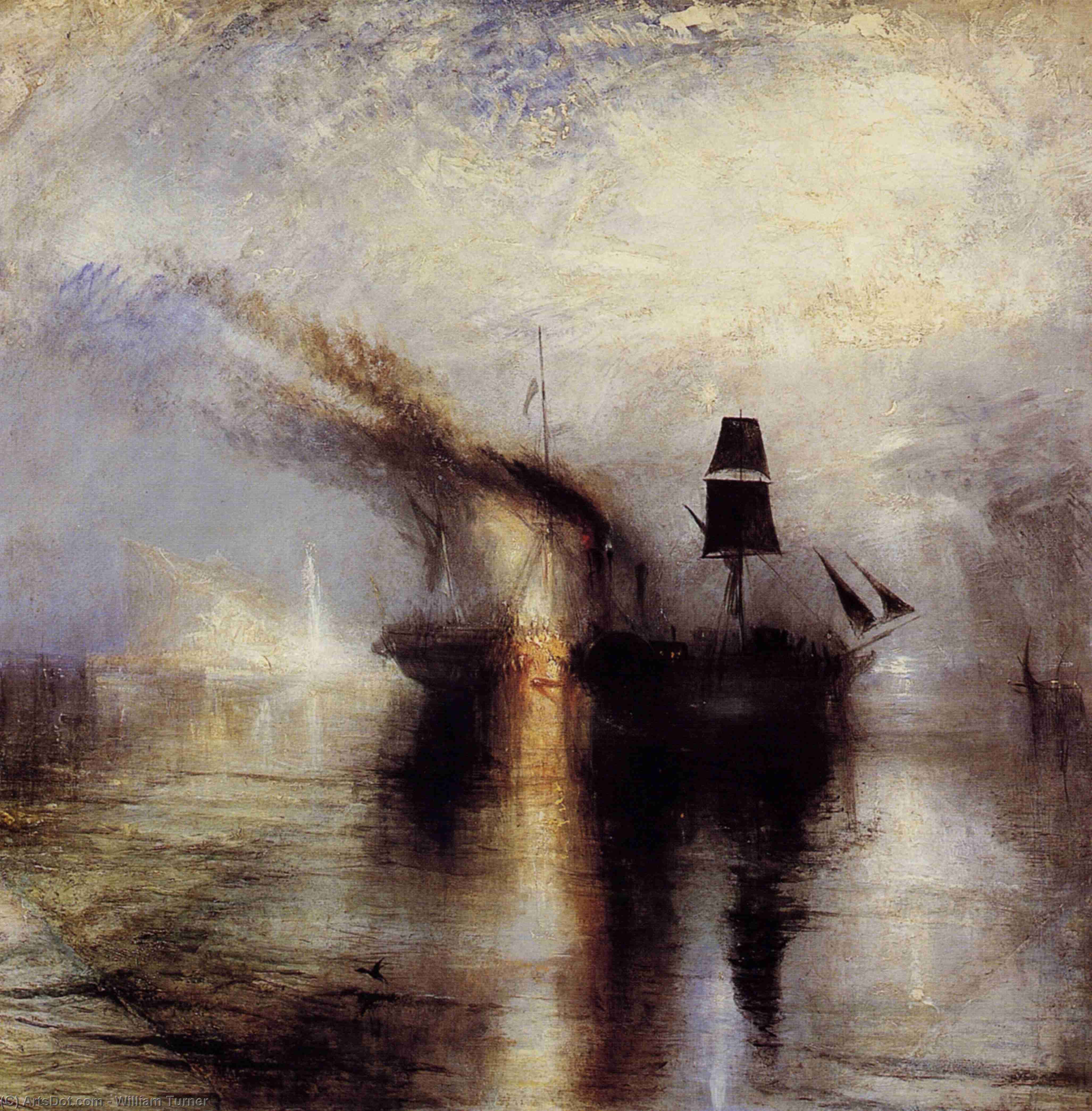 Wikioo.org - The Encyclopedia of Fine Arts - Painting, Artwork by William Turner - Peace